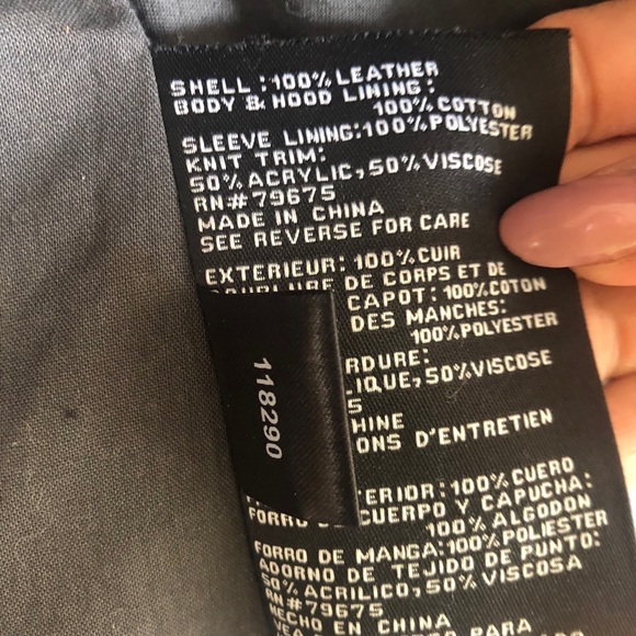 Michael kors hooded quilted leather jacket - Picture 7 of 9